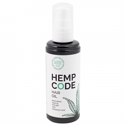 HEMP CODE Масло конопляное для сухих и поврежденных волос Good Mood 100 мл