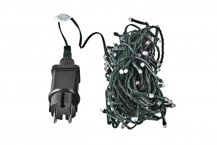 LED гирлянда, 100 разноцветных лампочек, 13 м