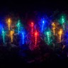 LED la guirnalda, el Carambano de 16 bombillas multicolores, 2 m