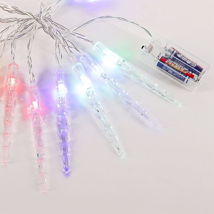 LED la guirnalda, el Carambano de 16 bombillas multicolores, 2 m