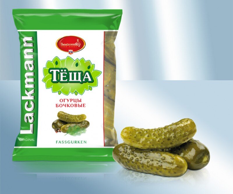Comida russa. Pickles fermentados na torneira, 700 g