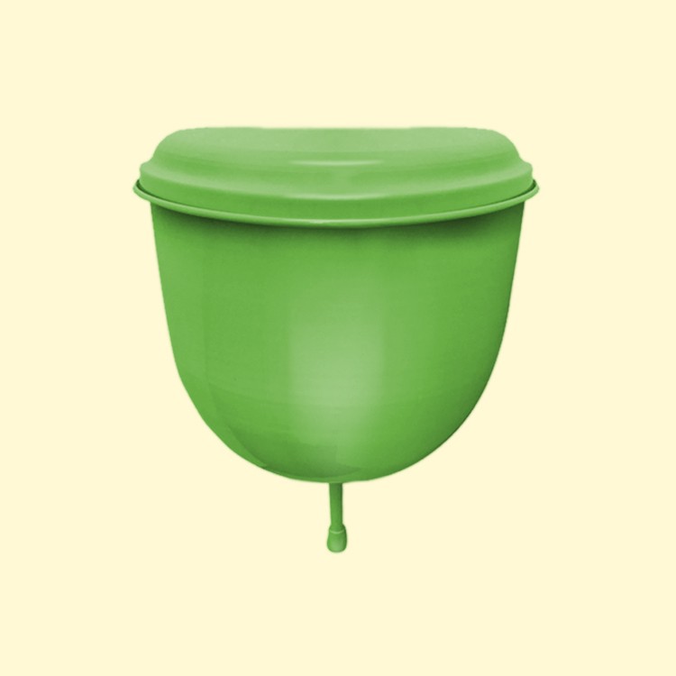 El lavamanos - De campo 2,5 l del aluminio, verde, la Altura - 18 cm, O 19 cm