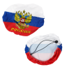 La bandera c por el Escudo de Rusia al espejo del tipo lateral "Rusia" (2 piezas)