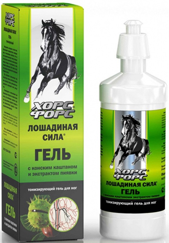 Horsepower Vein Gel com Castanha e Leech 500 ml