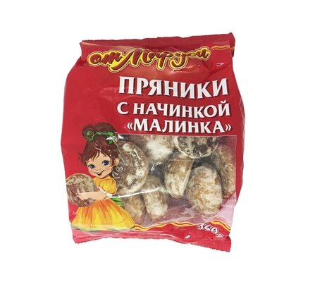 Doce russo. Pequenos pães de gengibre de framboesa, 360 g