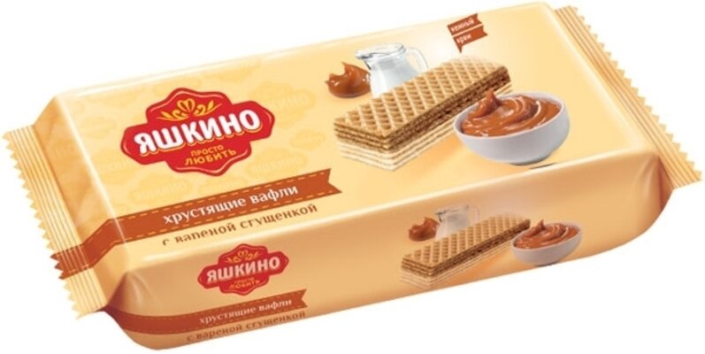 Doce russo. Waffles "Yashkino", 300 g