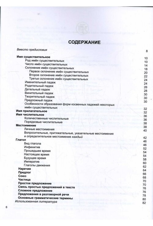 Reserve para aprender russo. Kapitonova T.I. Gramática russa para falantes de espanhol (nível elementar)