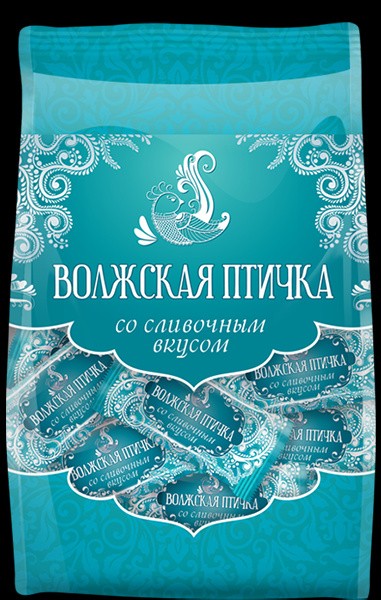 Soufflé dulces Volzhskaya birdie con sabor cremoso 100 g