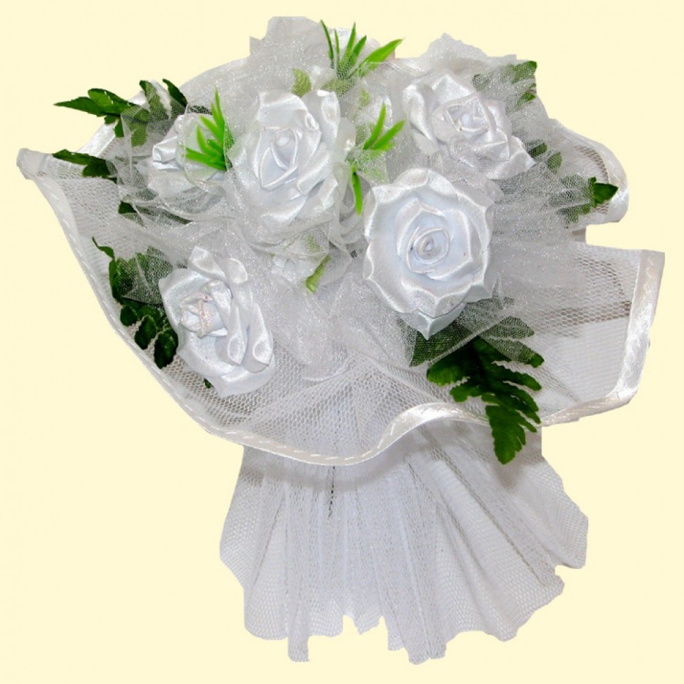 La decoracion de boda "el Ramo" blanco, 25х25 cm, distinto dizayny