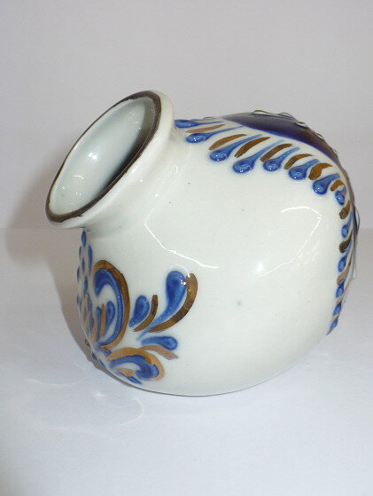 Jarroncito de porcelana rusa "Original", hecho y pintado a mano