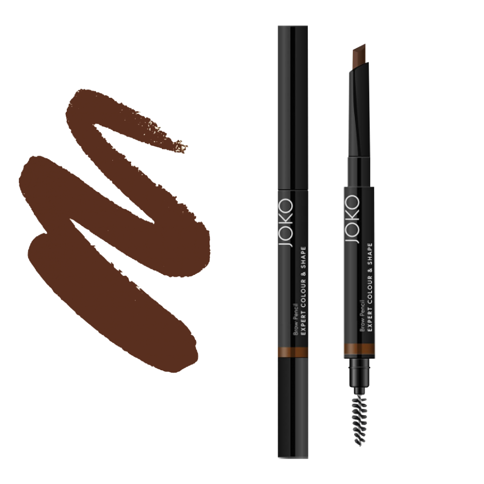 El lapiz para las cejas con el pincel Joko Brow Pencil Expert Colour & Shape el tono 02 El lapiz para las cejas con el pincel Joko Brow Pencil Expert Colour & Shape el tono 02