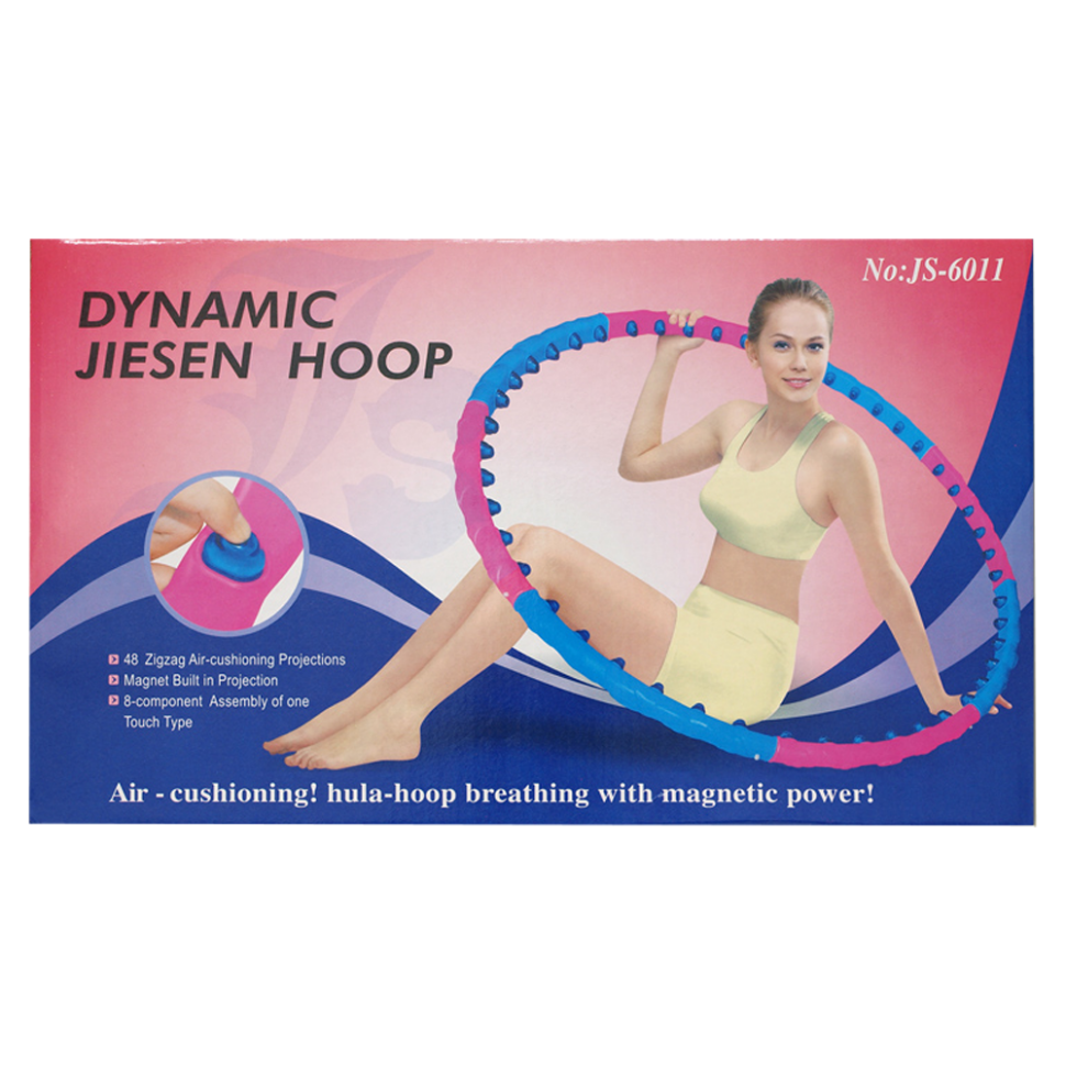 Aro de masaje Dynamic Jiesen Hoop con 48 elementos de masaje con imanes, 0,9 kg