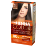 Стойкая крем-краска для волос на основе хны Fito Henna Color, 3.3, тон Горький шоколад, 115 мл