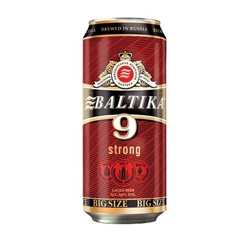 Пиво российское "Балтика 9", 0.5 л