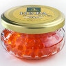 Caviar ruso. Caviar de salmon en grano кeta  ZARENDOM, 100 g