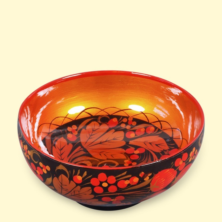 Bacia Khokhloma 7x14 cm, vários motivos