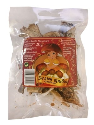 Cogumelos secos (boletos), 20 g