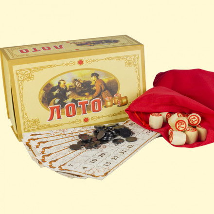 Игра Русское лото, в красочной упаковке на магнитном замке, 23 x13 x7,5 см