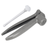 CHesnokodavka (15 cm), + el cepillo para la limpieza del plastico firme. (12 cm)