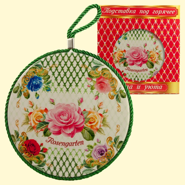 Soporte para "Rosas" calientes, cerámica, D - 16 cm