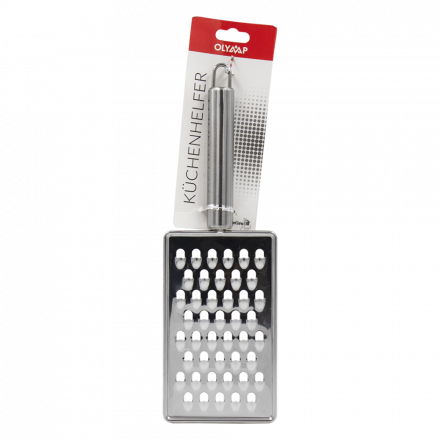 Ручная терка крупная из нержавеющей стали, 26,5 x 8,5 см