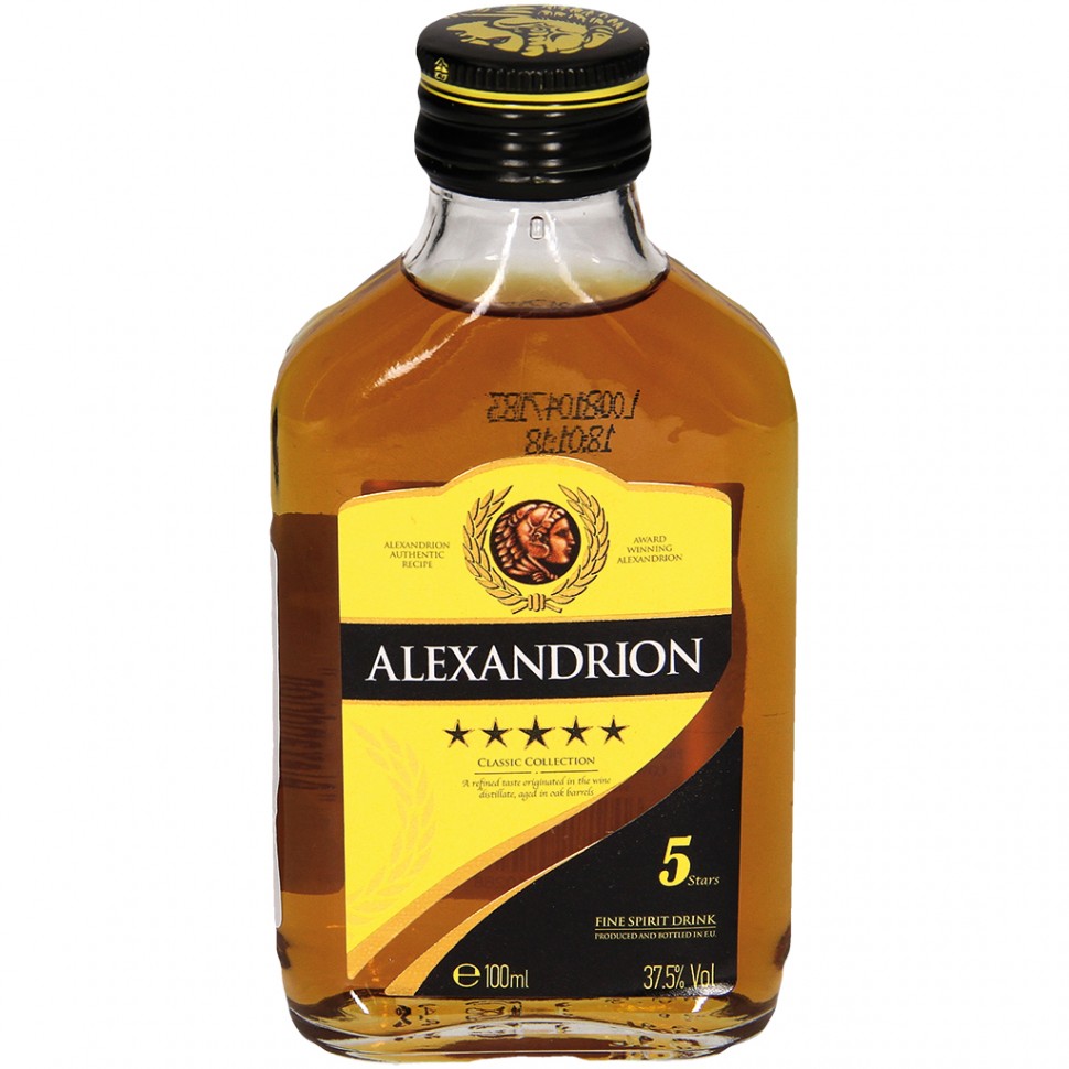 Brandy rumano "Alexandrion" 5 anos, 0.1 l