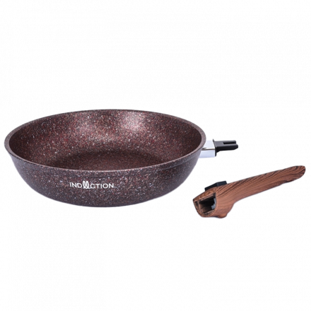 Сковорода со съемной ручкой Granit Ultra Induction 24 см