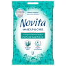 Влажные салфетки для удаления макияжа "Novita" мицелярная вода и морские водоросли, 15 шт