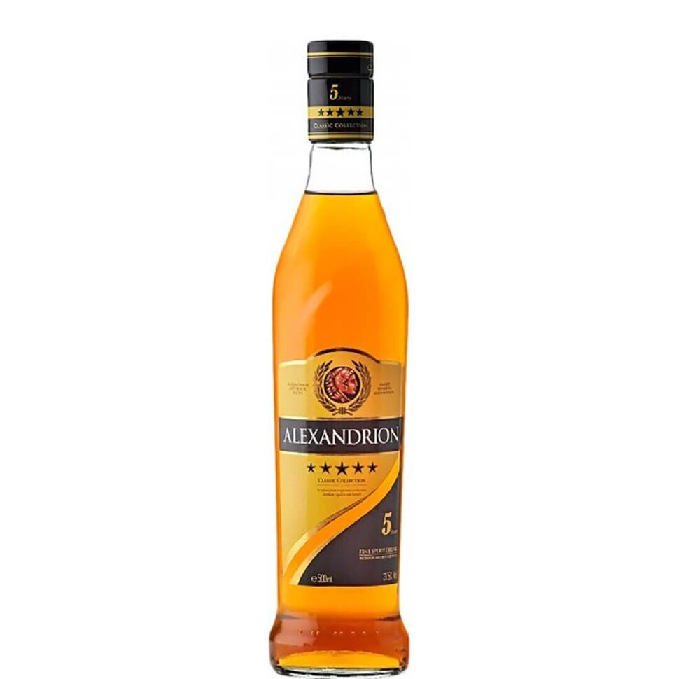 Brandy rumano "Alexandrion" 5 anos, 0.5 l