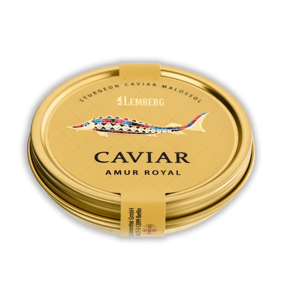 Caviar de esturión "AMUR ROYAL", 30 g