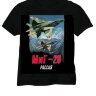 Camiseta infantil original MIG-29 (Tamanho: para 4-5 anos, 5-6,7-8, cor preta)
