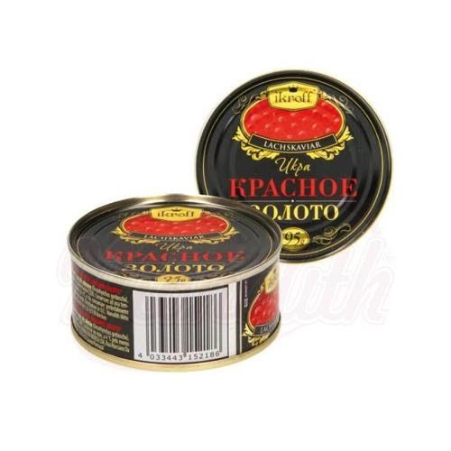 Caviar de salmão Ouro vermelho Ikroff, 95g