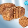Pan de trigo y centeno "Borodinsky", rebanado, congelado