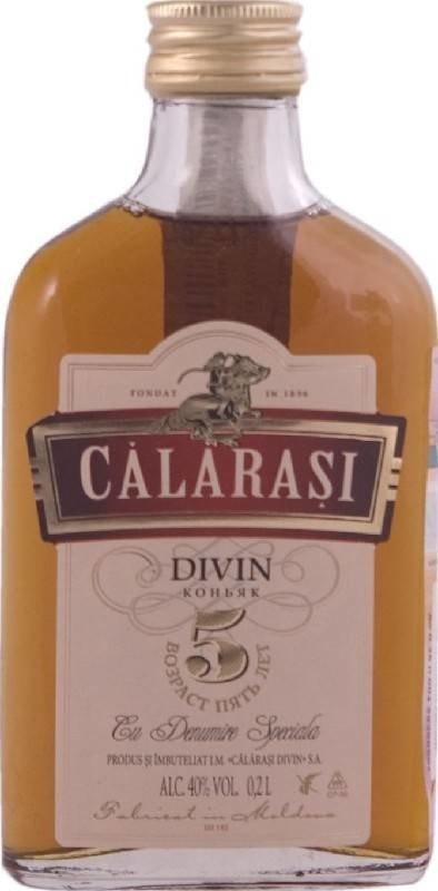 Cognac calaras 5yr 0.2l 40% calaras divin