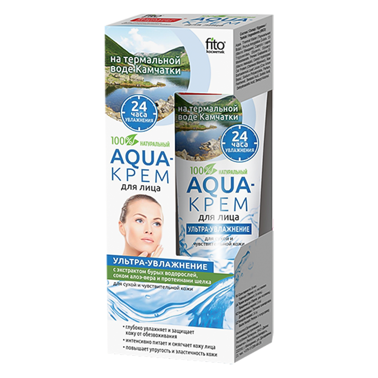Aqua-крем для обличчя "Fito Kosmetik", 45 мл
