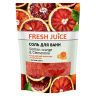 Соль для ванн Fresh Juice Сицилийский апельсин и клементин, Дой-пак, 500 мл