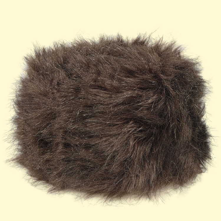 "Боярка", шапка зимняя женская, 100 % акрил, коричневая