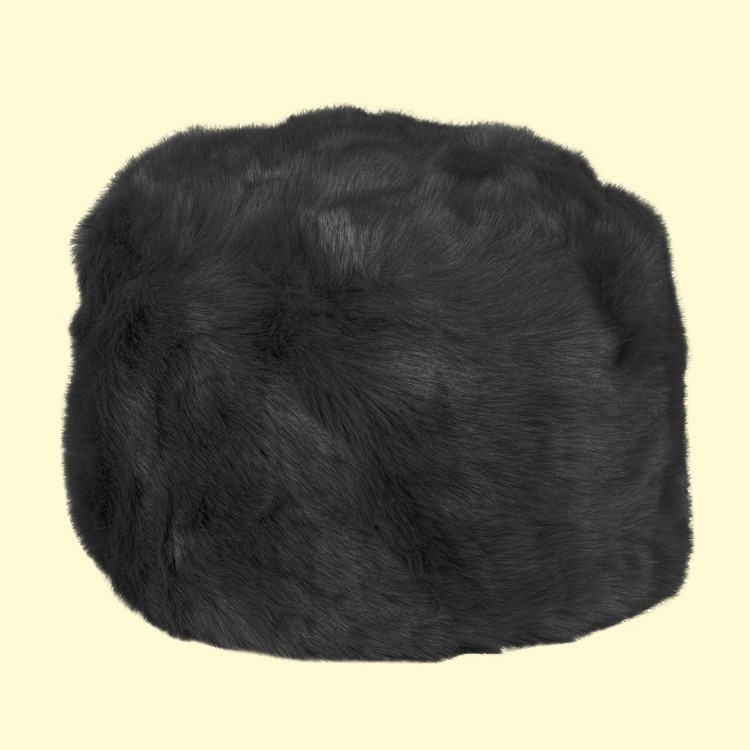 "Боярка", шапка зимняя женская, 100 % акрил, чёрная