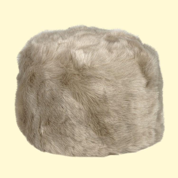 "Боярка", шапка зимняя женская, 100 % акрил, бежевая