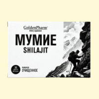 Shilajit (Mumiyo) Golden Pharm, 200 mg, 30 comprimidos
