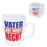 El jarro "Vater hat immer Recht" 0,4 l El jarro "Vater hat immer Recht" 0,4 l