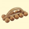 massazher universal con la mano "Oruga" el arbol, 10 bolas, 17,5 h 7,5 h 6,5 cm