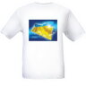 020 Camiseta estampada de hombre Ucrania (color: blanco; talla: XL )