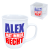 Кружка "Alex hat immer Recht" 0,4 л