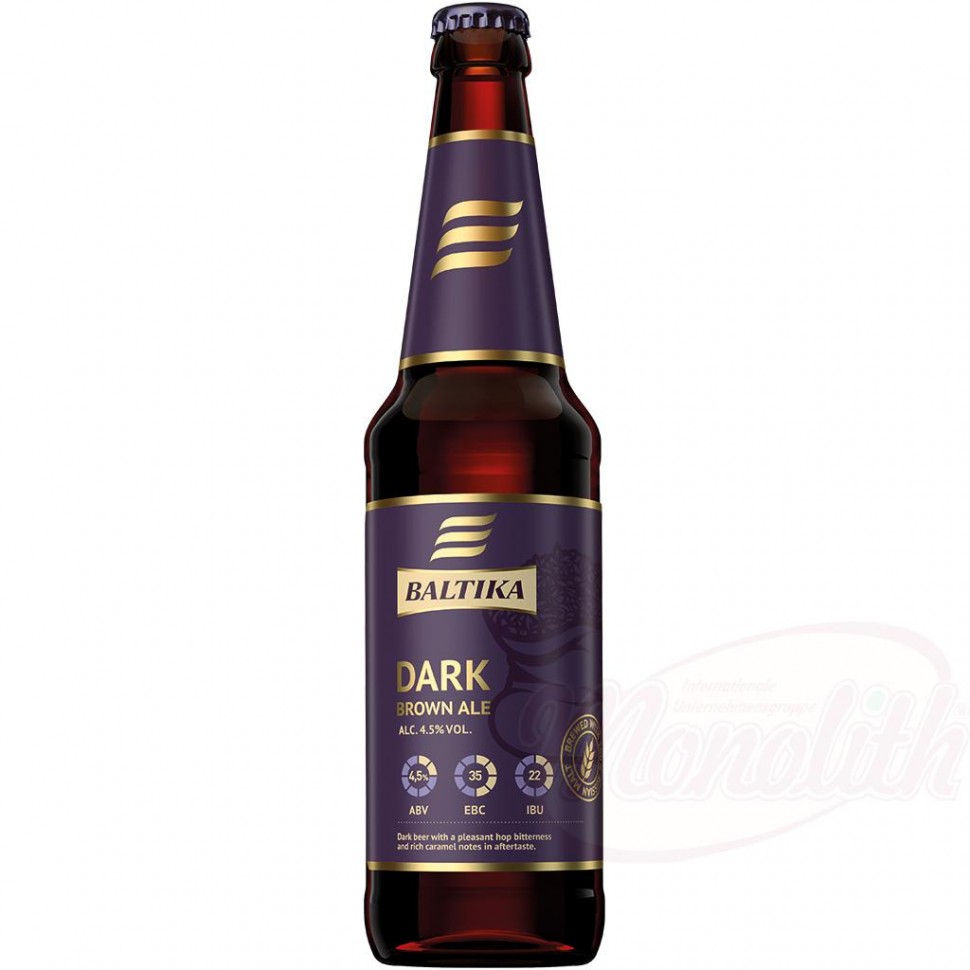 Cerveza "Baltika" oscura 4.5% vol.