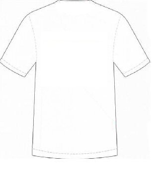 060-1 Camiseta personalizada de hombre Escudo de Rusia (color: blanco; talla:M, L )
