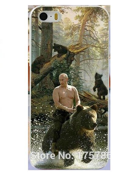 Силиконовый чехол Владимир Путин для Apple iPhone 5 / 5S