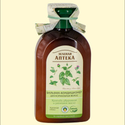 Bálsamo condicionador ''Farmacia Verde'' 300 ml, com óleo de urtiga e bardana.