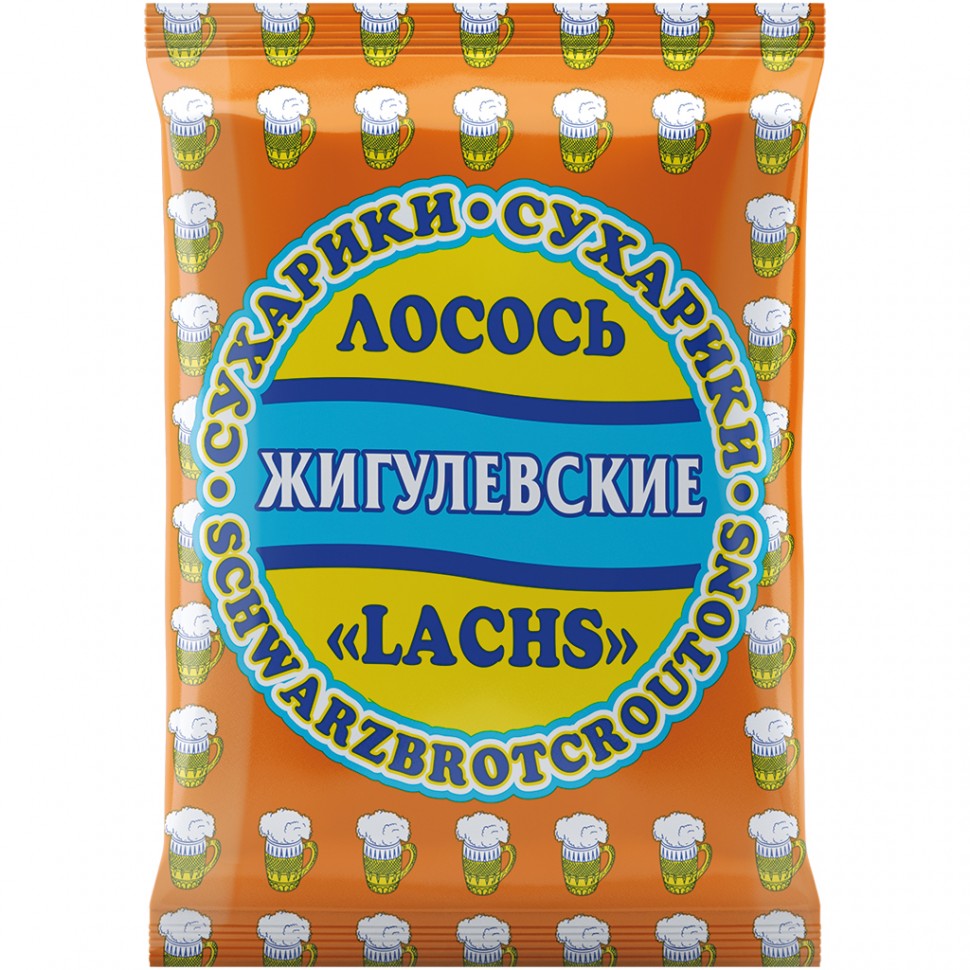 Сухарики "Жигулевские" со вкусом лосося, 50 г