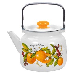 Чайник эмалированный  фруктовая  фантазия  3,5л